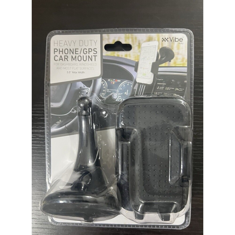 Vibe Heavy Duty Phone/Gps Car Mount - Windshield/Dash Mount